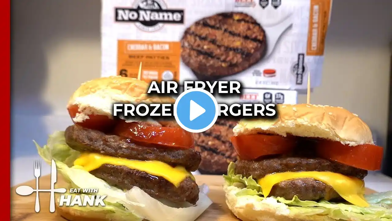 Air Fryer Frozen Burgers