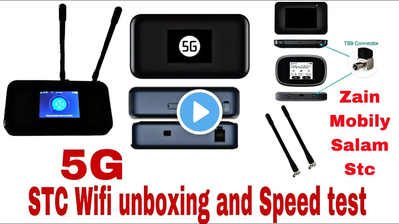 STC 5G /5G STC Wi-Fi MU5001A unboxing and speed test 2023 stc5g /5gstc