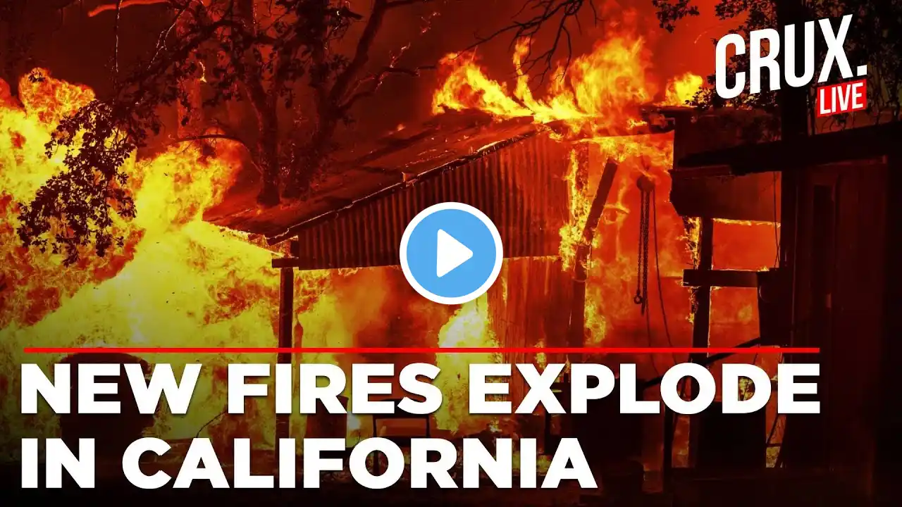 California Wildfire Live | New Blazes Trigger Evacuations In San Diego | Los Angeles Fire | US News