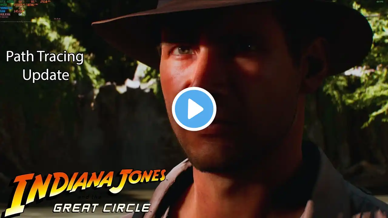 Indiana Jones And The Great Circle, Path Tracing update, DLSS 1440p | RTX 4090 | R7 9800X3D 5.4GHz