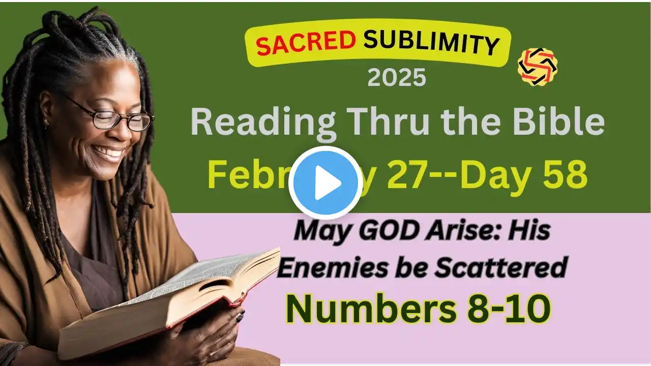 Where HE leads me I Will Follow: God's Pillar of Glorious Cloud/Fire  --Day 58: Numbers 8-10