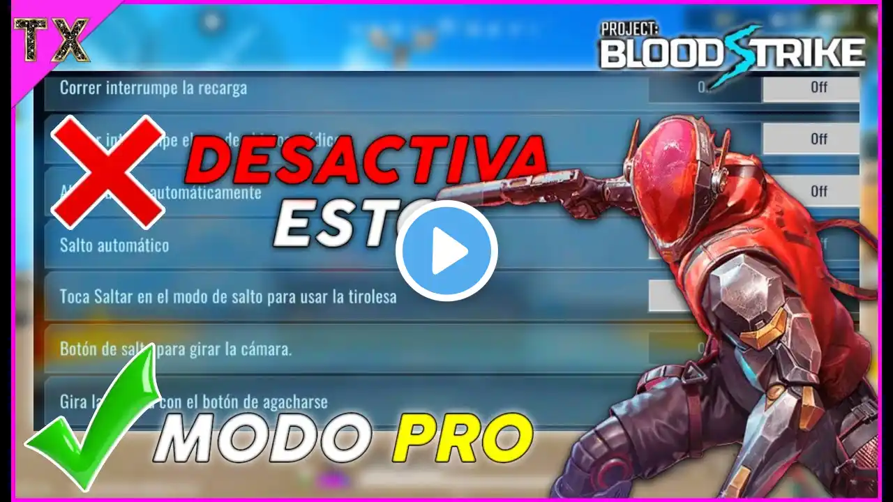 5 CONFIGURACIÓN QUE DEBES ACTIVAR en BLOOD STRIKE *SEASON 6* ¡TIPS y CONSEJOS! | TX SAMURAI