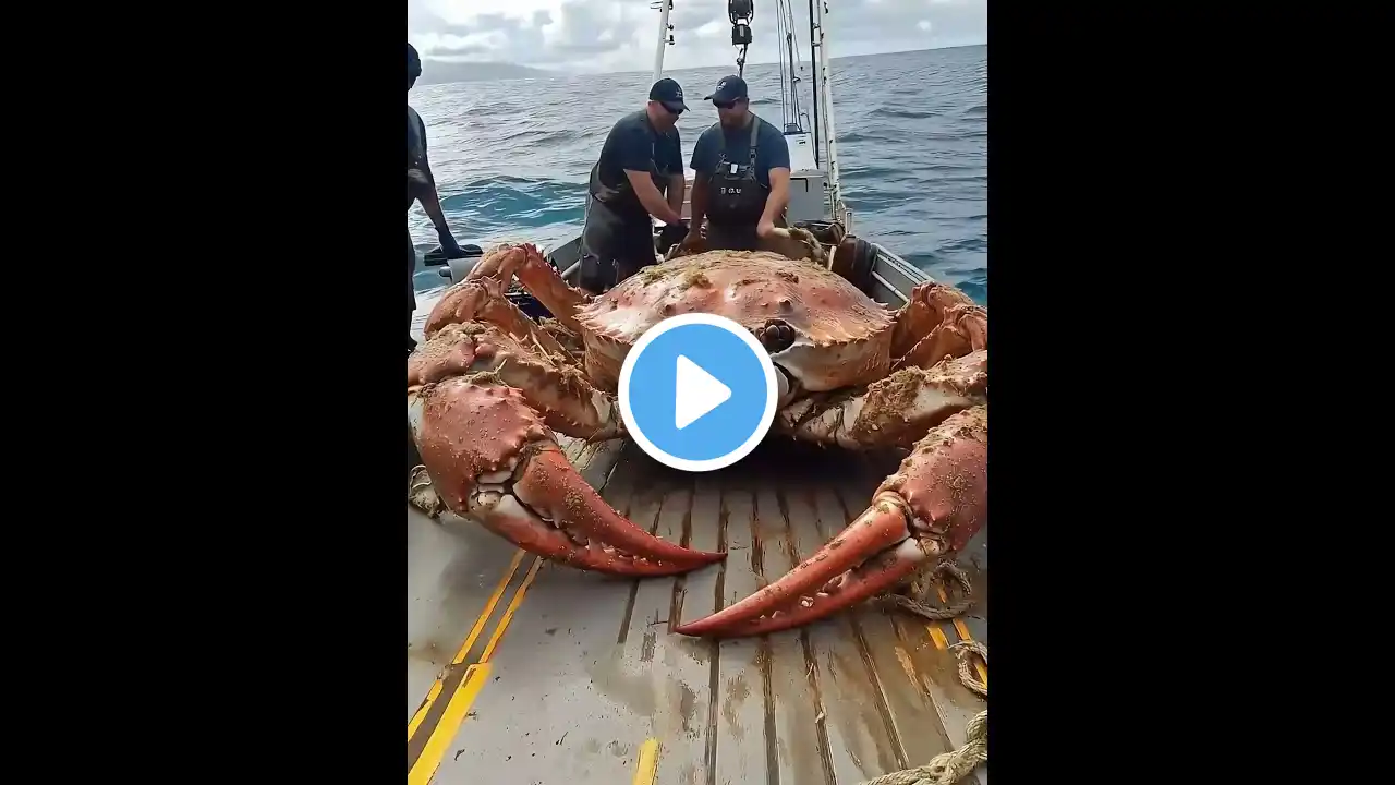 Giant Sea Monsters Caught by Fishermen! 🐙🎣#GiantSeaCreatures #FishingDiscoveries #OceanMysteries