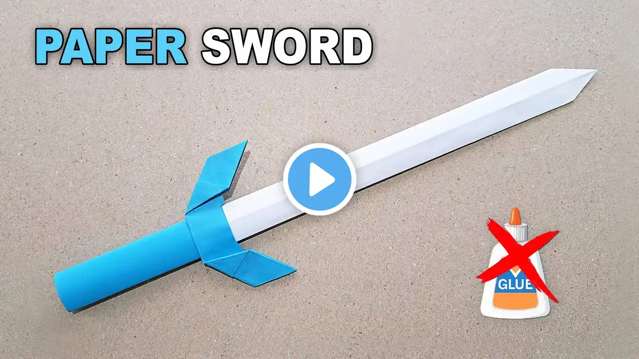 DIY - MAKING A SWORD FROM A4 PAPER - ( How to Make a Paper Sword )