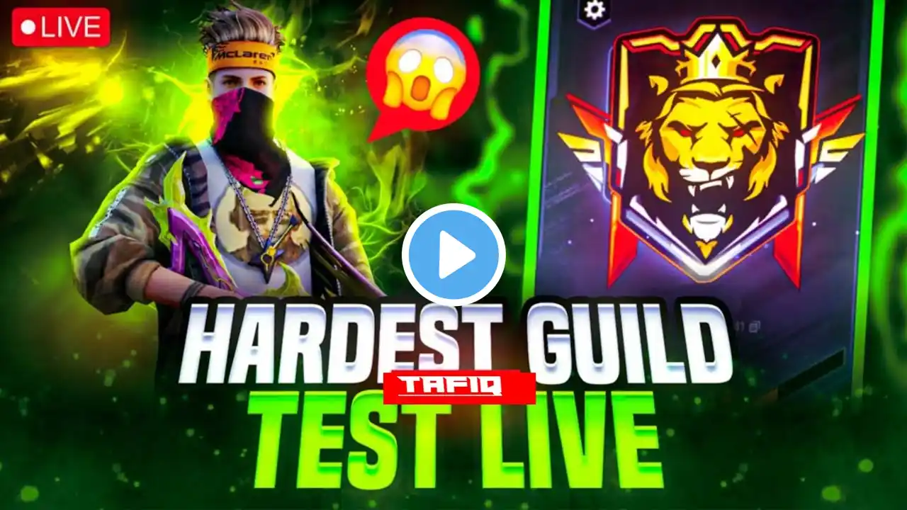 FREE FIRE LIVE STREAM 💓- LIVE GUILD TEST 1V2🥳#freefirelive #ff #nonstoplive #livestream #fflive