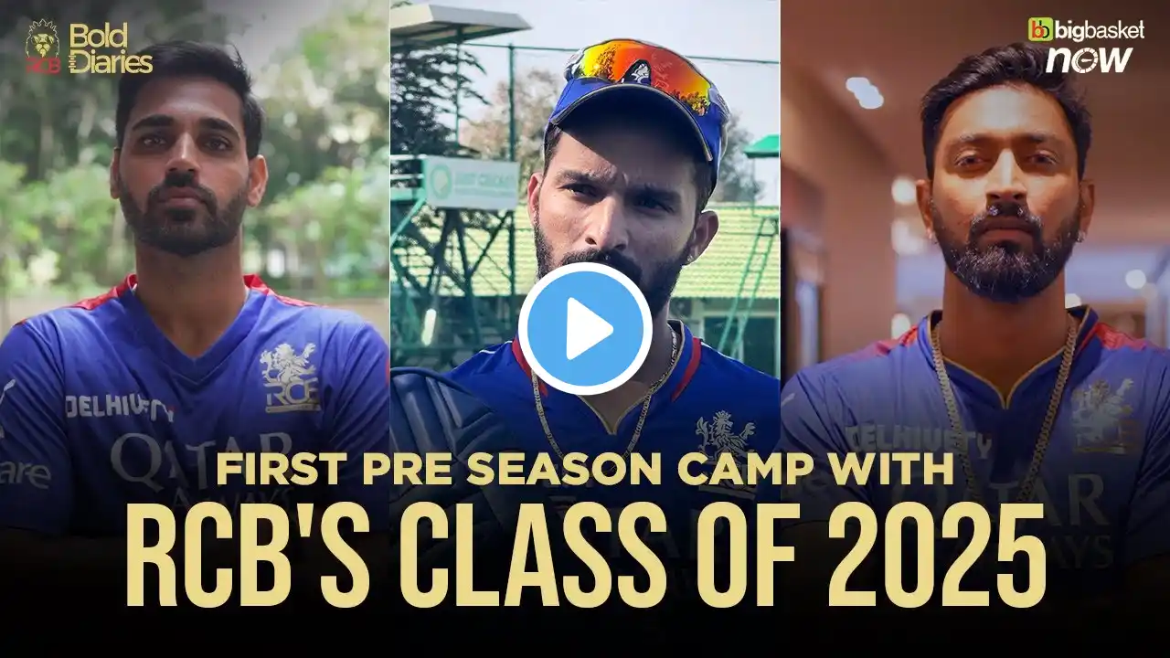 First Pre Season Camp with RCB's Class of 2025 | IPL 2025 | Bold Dairies