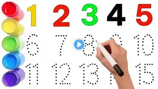 Counting Numbers | write and read numbers | 123 learning for kids | 1-15 | 123 counting for kids