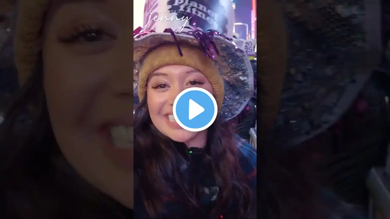 My Epic Ball Drop 2025 Experience! #journeywithjenny #balldrop2025 #NYE2025 #timessquare