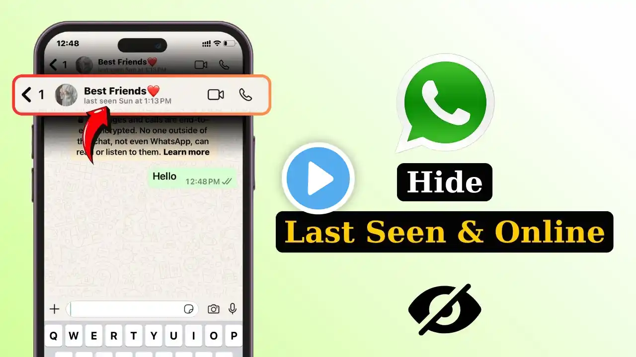 How To Hide Last Seen And Online on WhatsApp (2025) | WhatsApp Last Seen Hide