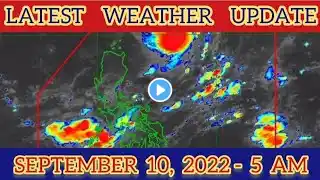 ULAT PANAHON NGAYONG SEPTEMBER 10, 2022 - 5AM | BAGYONG INDAY LATEST UPDATE TODAY