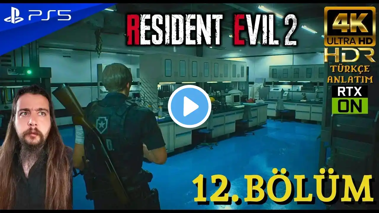 VİRÜSÜ BULDUK, PEKİ SONRA? | RESIDENT EVIL 2 (PS5) 4K HDR + Ray Tracing Türkçe Bölüm 12