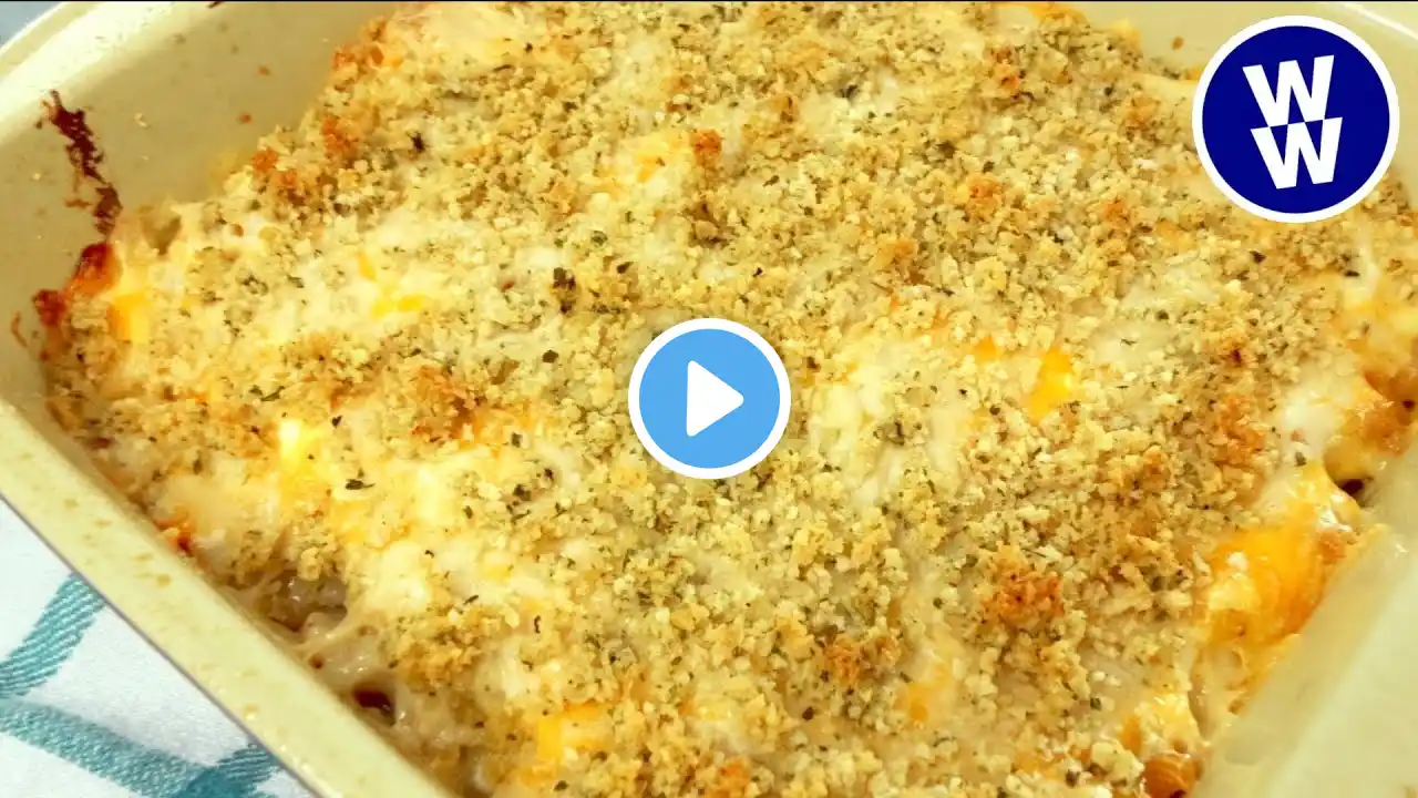 EASY Double Cheese Baked Mac & Cheese🧀🍝  COZY COMFORT FOOD! ❤️😋 WW Friendly Recipe - Weight Watchers