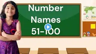 Fifty one to hundred spelling | Number names 51 to 100 | numbers in words 51 to 100 |count 51 to 100