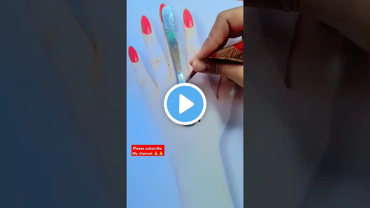 Easy Mehndi Tricks #mehnditrick #mehndidesign #mehndi #mehendi #shortvideo #ytshorts #viralvideo