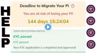 Deadline to migrate your pi || you are at risk of losing your pi || wait for the kyc results in pi