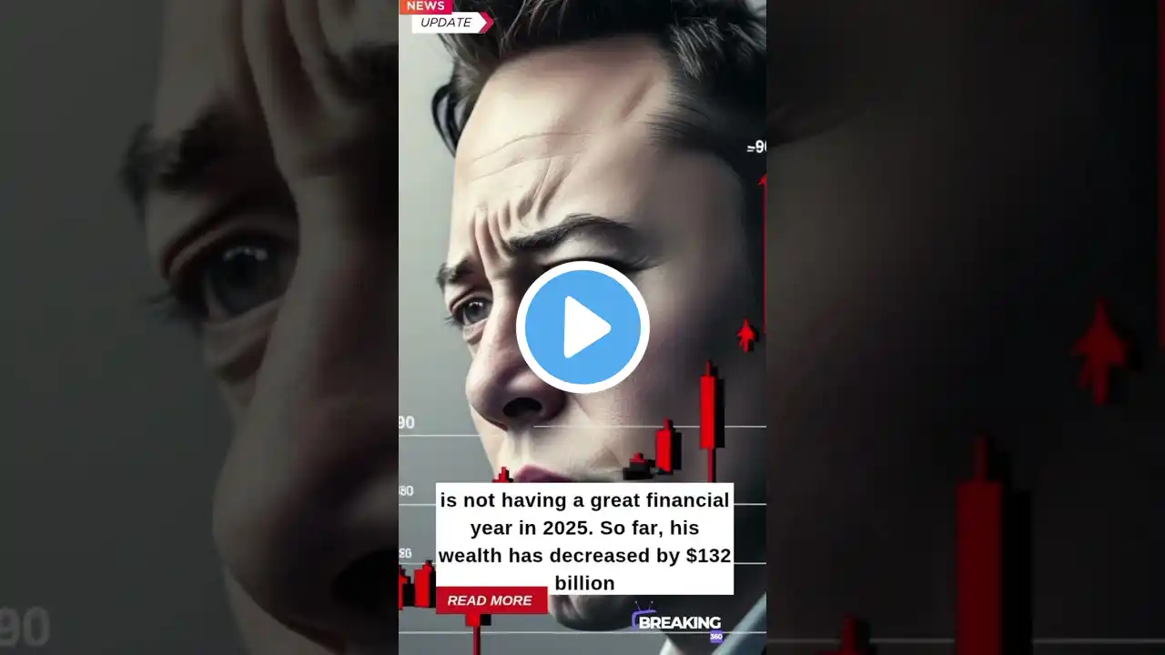 Elon Musk loses $29 billion in one day #trump #elonmusk #shorts #todaynews #shortsvideo