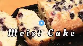 Easy and Moist Blueberry Yogurt Pound Cake Recipe