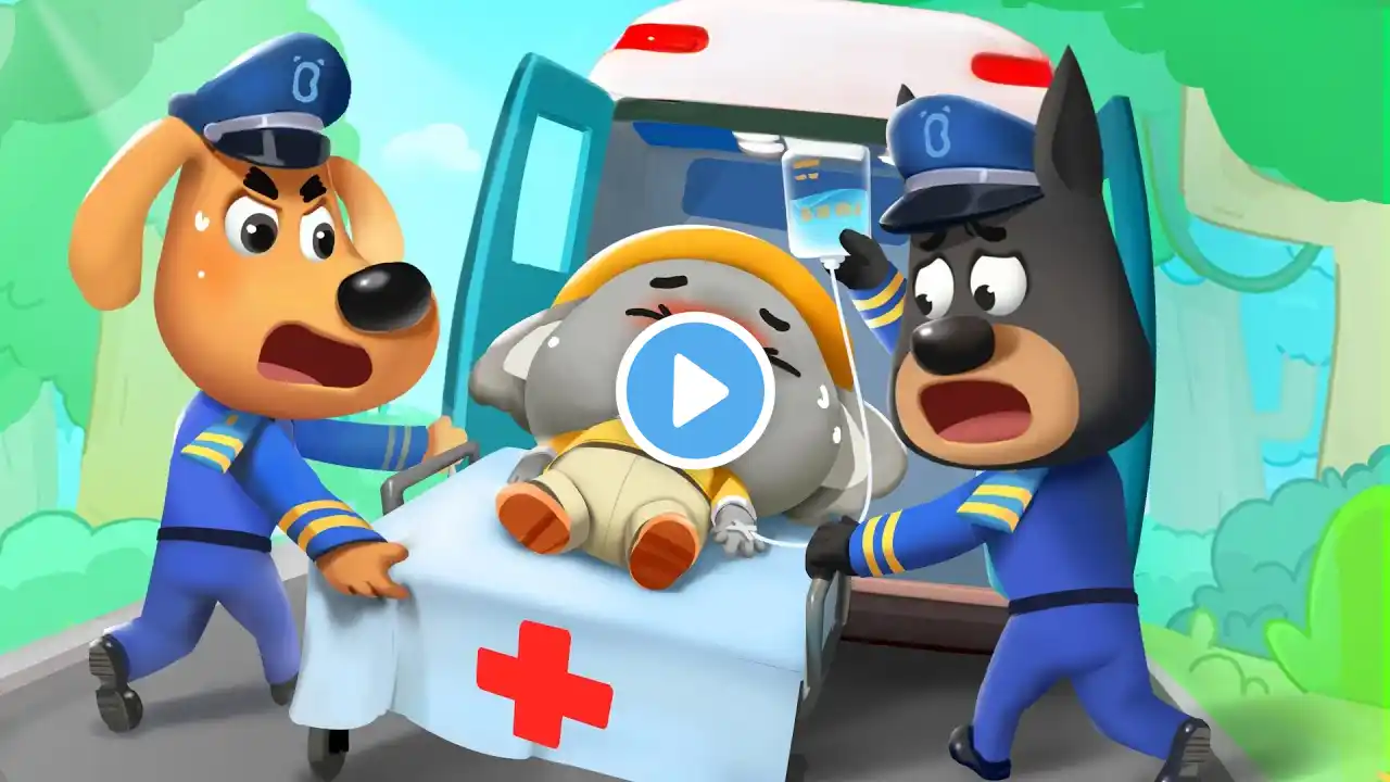 Police Officer and Super Ambulance | Police Cartoon | Kids Cartoon | BabyBus