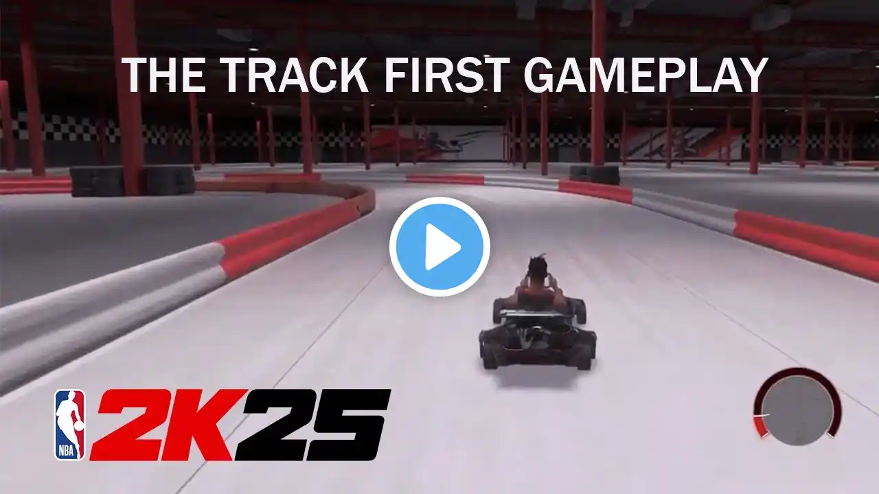 FIRST TRACK GO KART RACING GAMEPLAY NBA 2K25! CAN WE BEAT THE TARGET TIME?