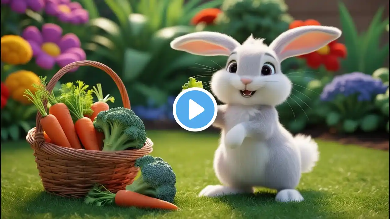 Rabbit loves his carrots song-carrot Rabbit adventure-fun nursery song about a carrot-loving bunny