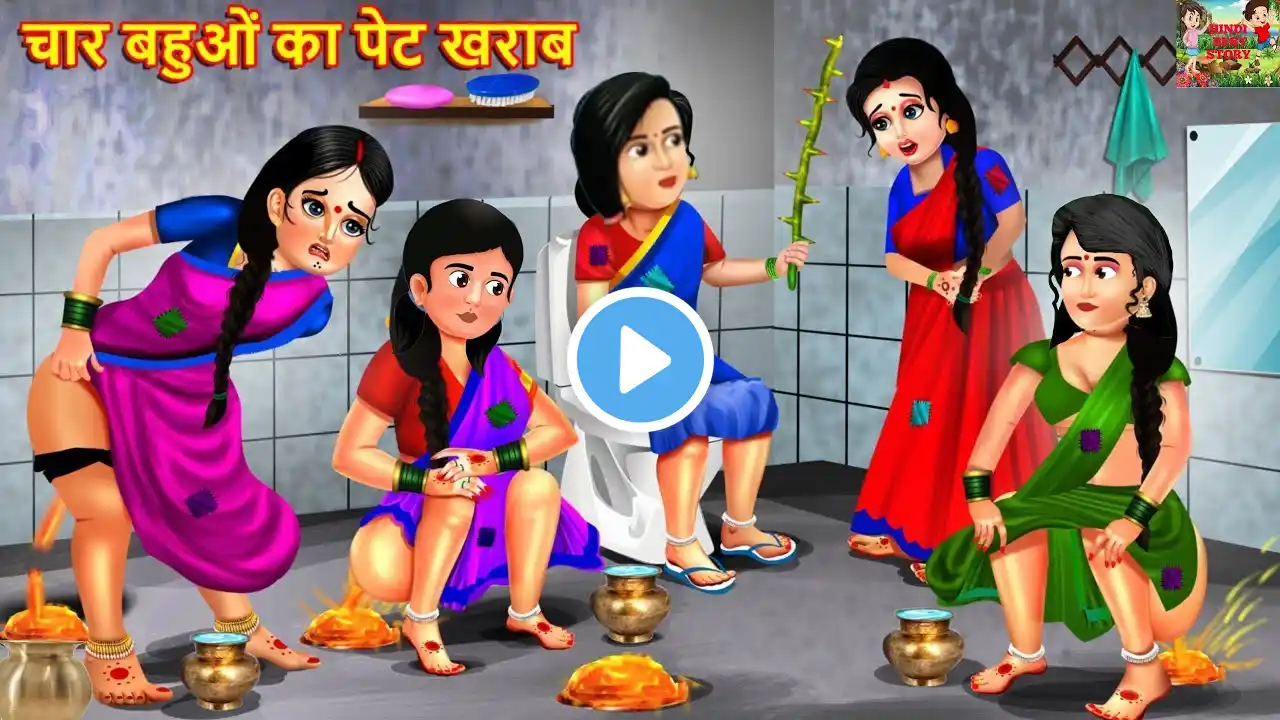 चार बहूओं का पेट खराब | Char Bahuon Ka Pet Kharab | Hindi Kahani | Moral Stories | Hindi Best Story