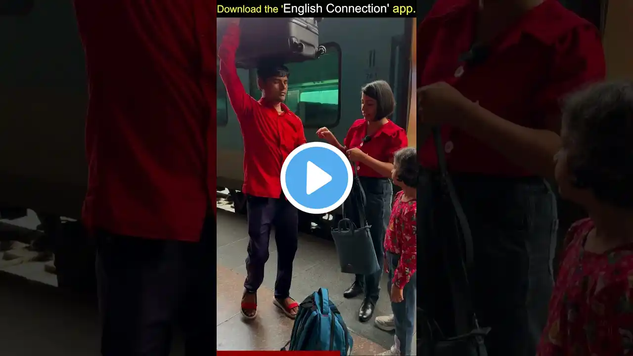 Coolie related English Words | 1 Minute Spoken English | Kanchan Vidya Connection #shorts