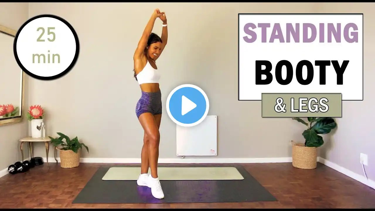 Day 17: 25 min STANDING BOOTY & LEGS Workout | At Home | The Modern Fit Girl | Standing Butt Workout