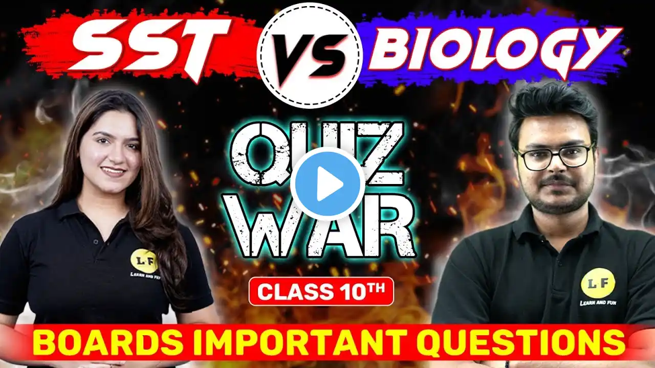 SST vs BIOLOGY ⚔️🔥 | Class 10 Most Important Questions 2023 | Most Expected Questions in Board 2023