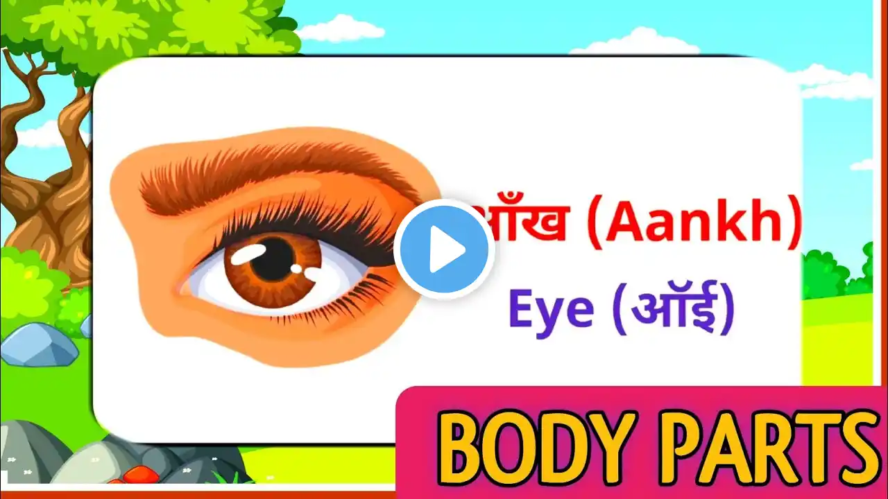 Learn Body Parts Hands, Eyes, Legs, Nose, Ears and many more | Body parts for kids #partsofbody