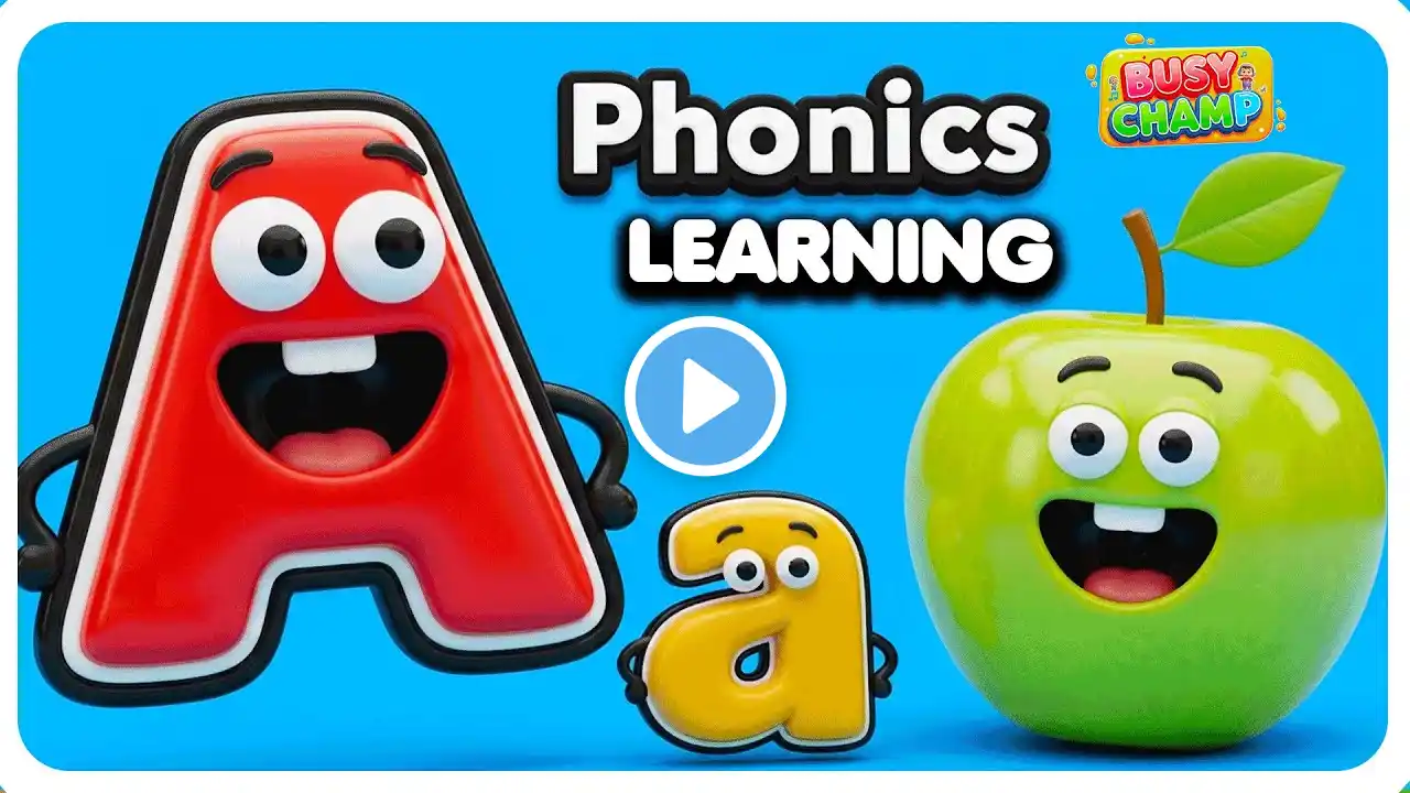 ABC Phonics Song For Toddlers | A For Apple | Educational Videos For Toddlers