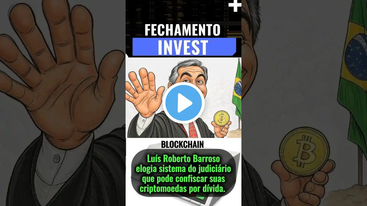 Luís Roberto Barroso praises the judicial system that can confiscate your cryptocurrencies for debt.