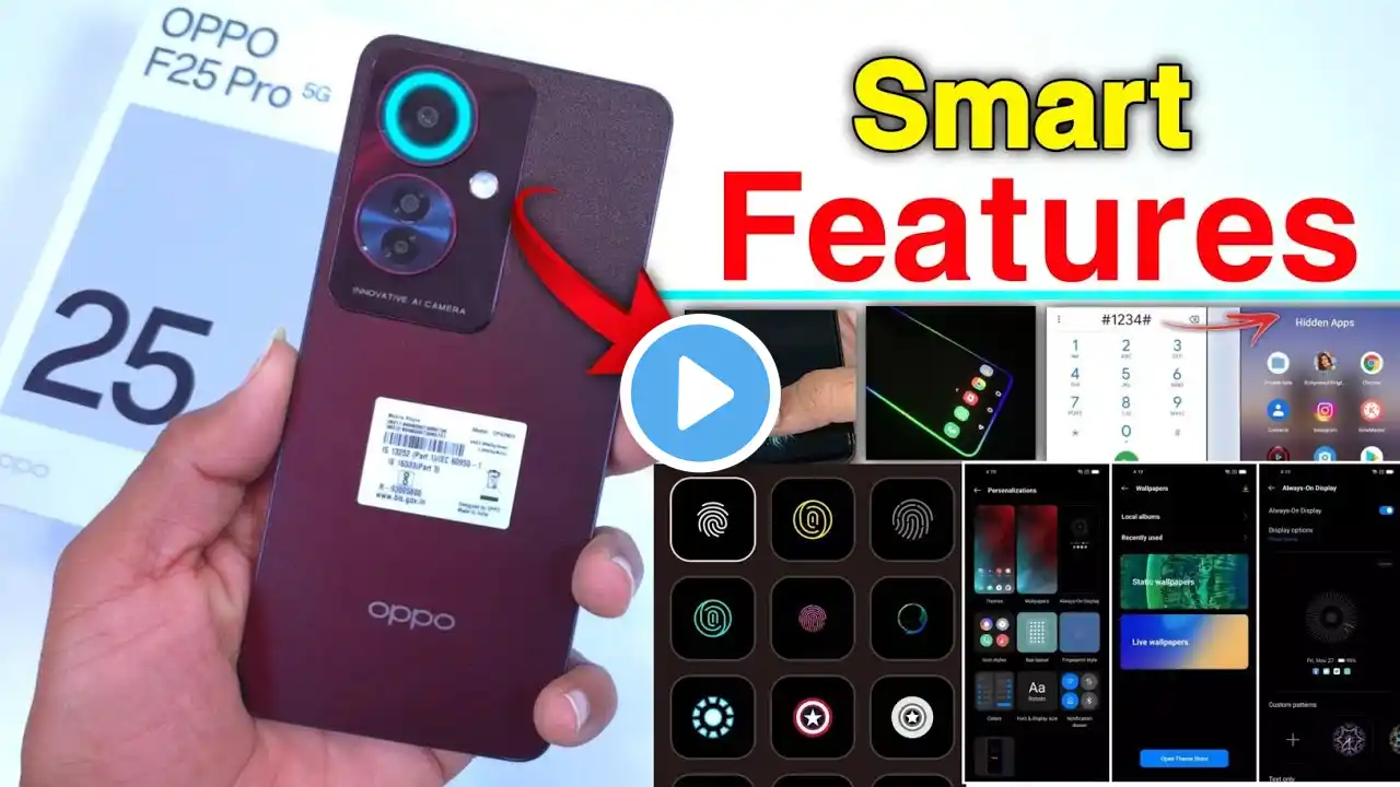 Oppo F25 Pro 5G Tips And Tricks || Oppo F25 Pro Tips And Tricks/Tips And Tricks Top 10++