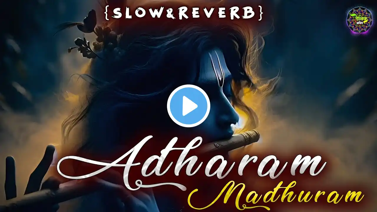 Adharam Madhuram || Slow & Reverb || Tere Hoth Madhur || Most Popular #krishna 2.O ||