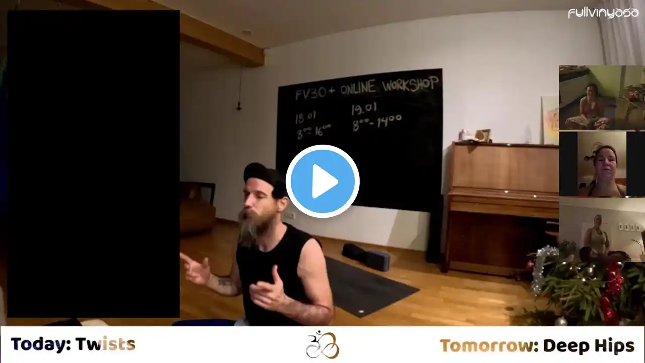 West Coast Restream - #fv30plus 6AM Daily Yoga Ritual | FRIDAY Class | 30+ Min Twist Flow