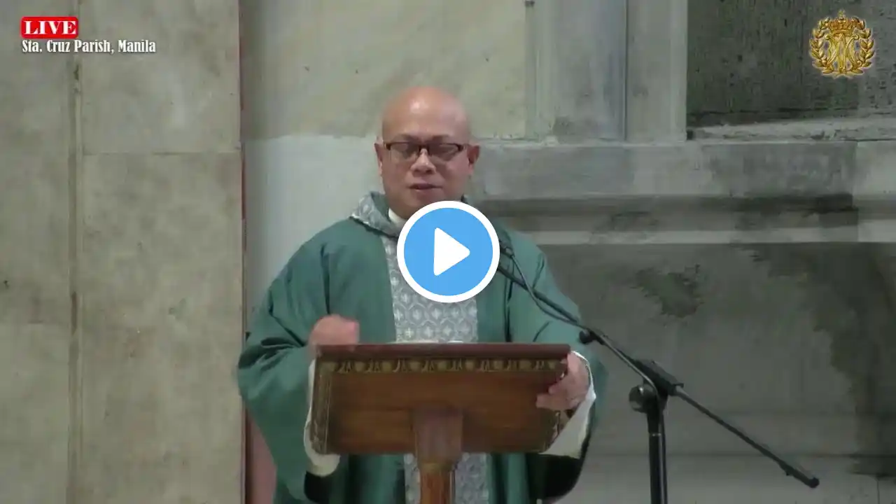Miyerkules ng Ika-30 Linggo sa Karaniwang Panahon PRESIDER: REV. FR.BENJAMIN SOLAMILLO, SSS