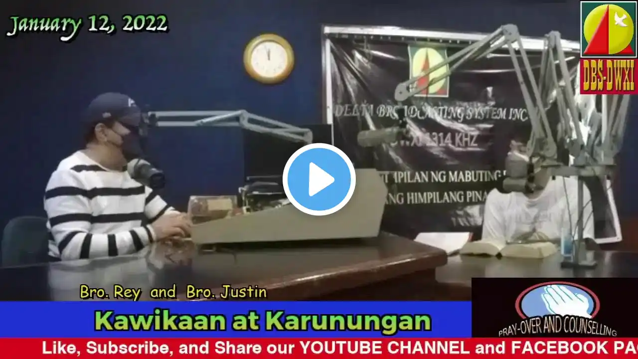 DWXI 1314 AM Livestream (Wednesday - January 12, 2022) #kawikaanatkarunungan