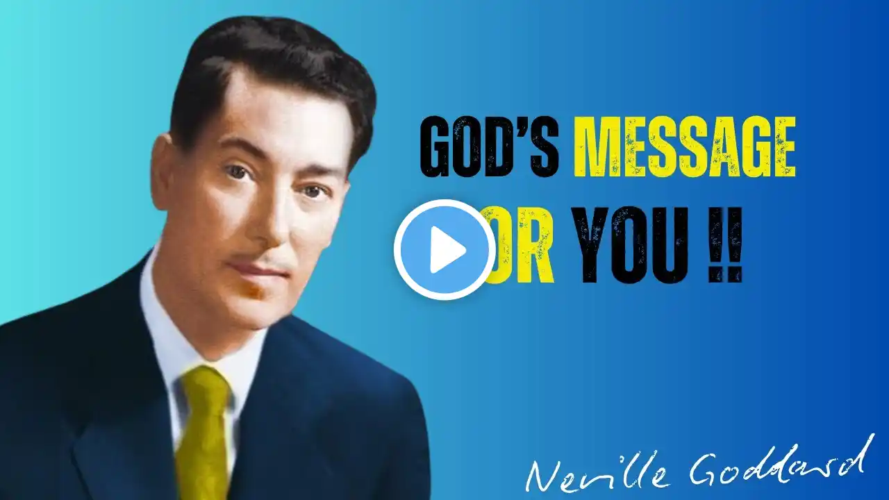 Best lecture of Neville Goddard; "God’s Promise: Creating a Way When Everything Seems Impossible"