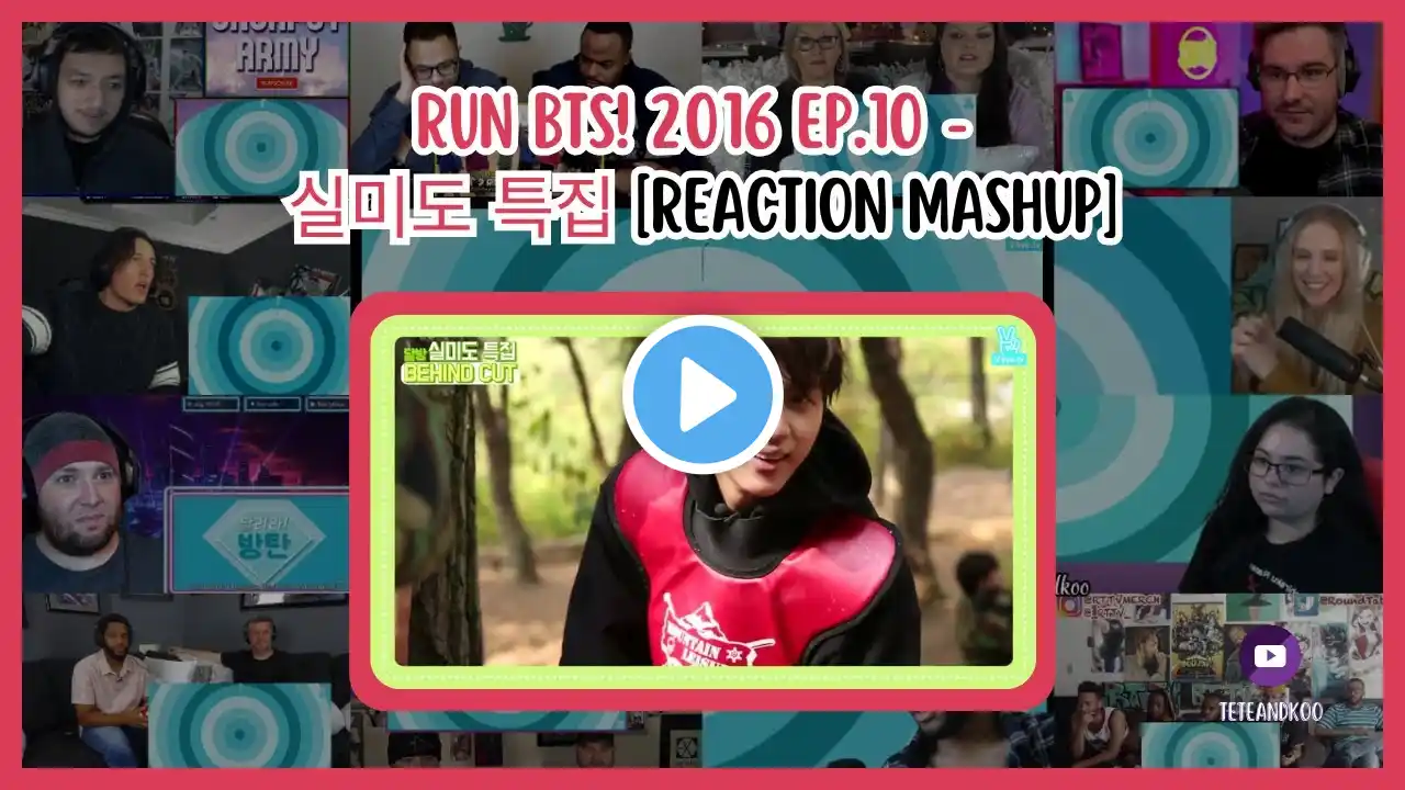 [BTS] Run BTS! EP.10 | Reaction mashup