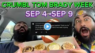 CRUMBL TOM BRADY WEEK - CARAMEL PUMPKIN CAKE, CHOCOLATE PEANUT BUTTER, KEY LIME PIE, TOFFEE CAKE !!