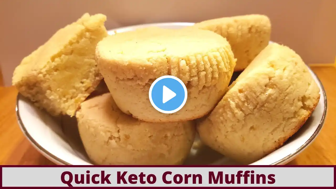 Quick Keto Corn Muffins (Nut Free And Gluten Free)