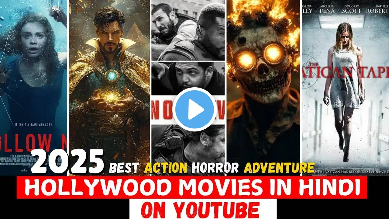 Top 10 Best Hollywood Adventure Movies On YouTube in Hindi | Hollywood Action Movies in Hindi 2025