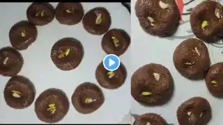 Raksha Bandhan Special Mithai | How To Make Chocolate Peda At Home | Peda Recipe Without Milk Powder