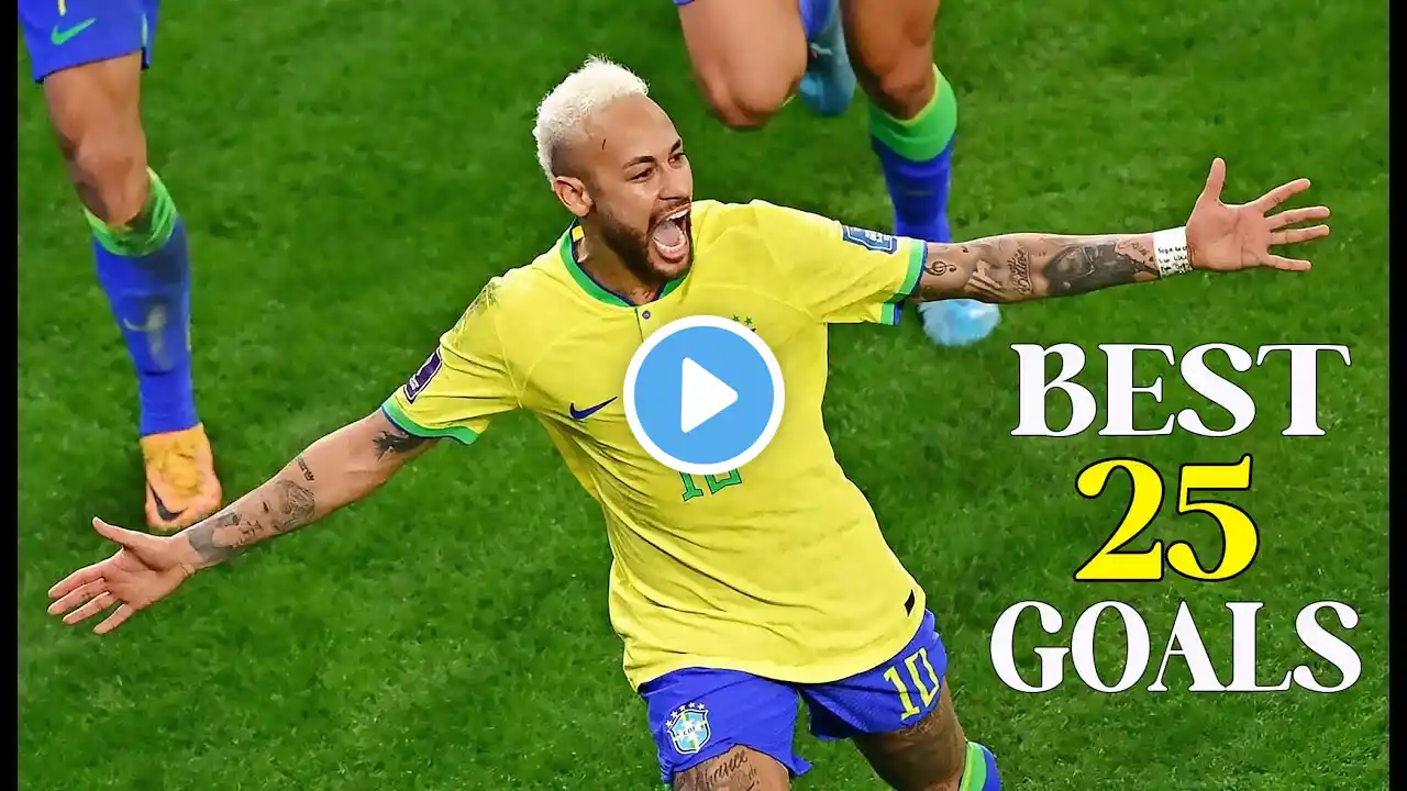 Neymar vs all countries all 25 best goals | Neymar unlivable kick HD