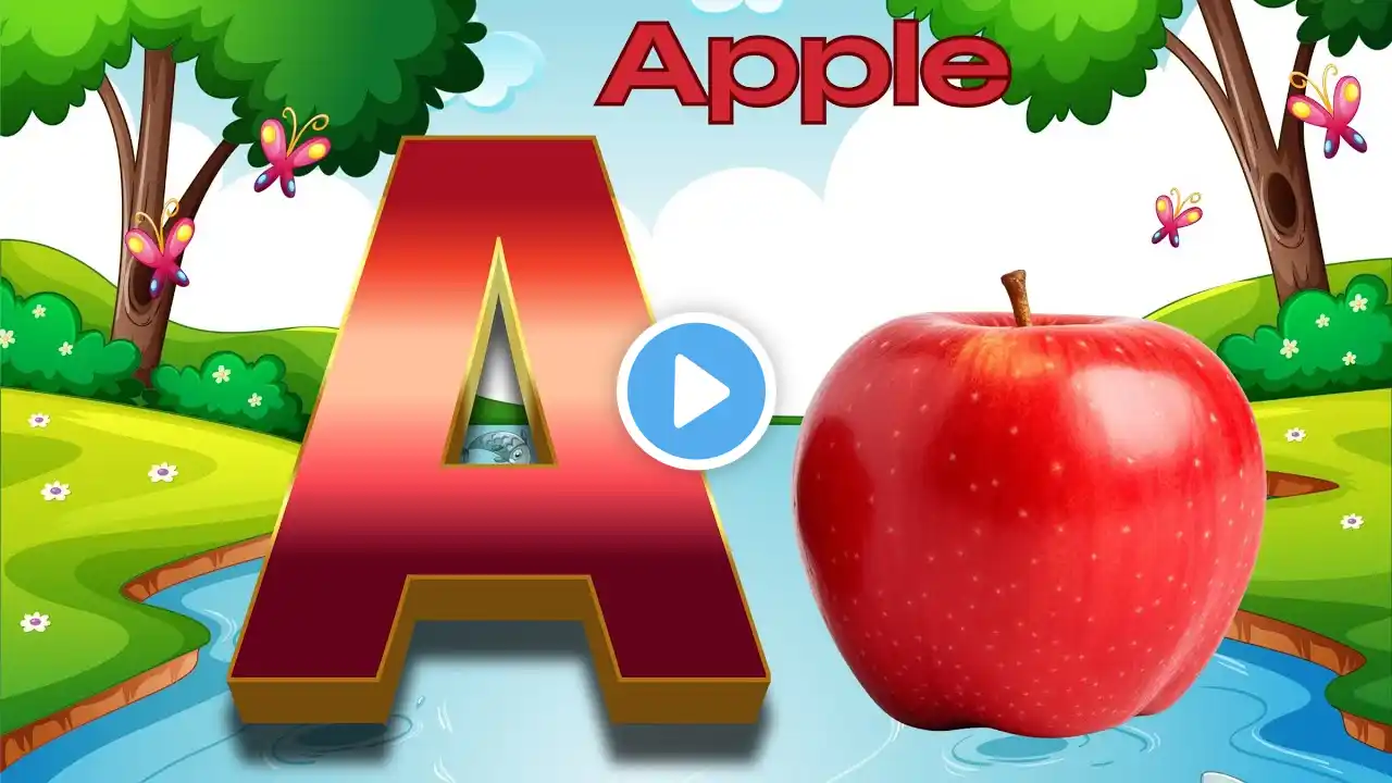 ABC Phonics Song / A For Apple - ABC Alphabet Song With Sounds / Education of Nursery Rhymes / ABCD!