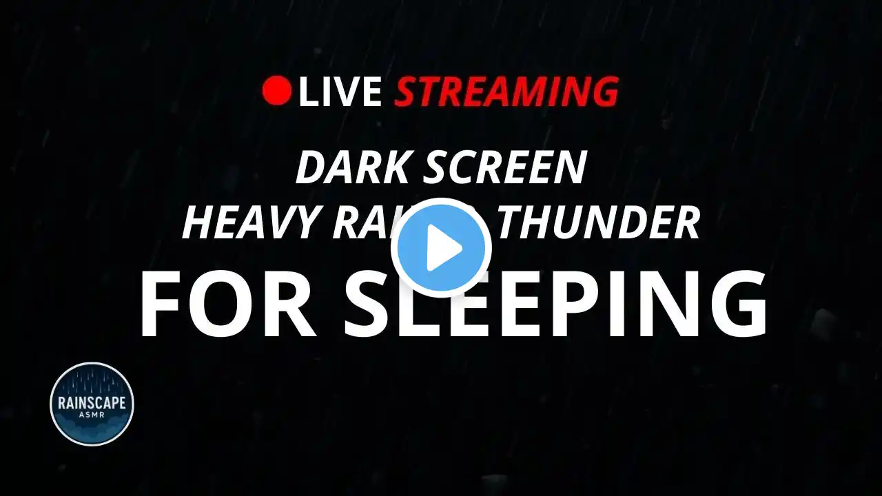 Rain Sounds for Sleeping with Distant Thunder – You’ll Drift Away