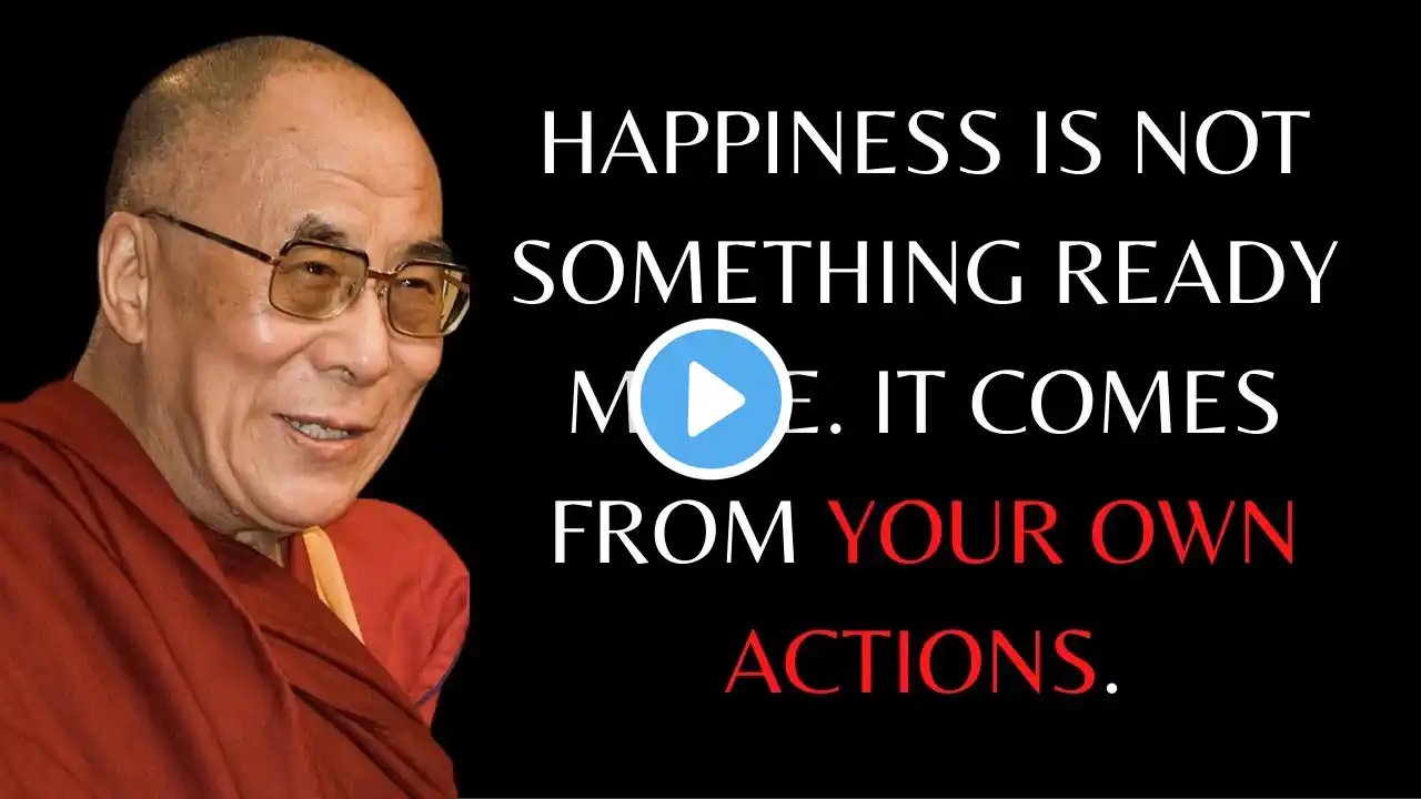 10 Wise Quotes By Dalai Lama on Happiness, Success and Mindset | Wise Thoughts