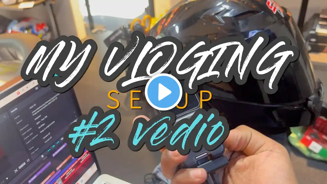 "My First Motovlogging Setup: A Beginner’s Journey!" #vlogsetup #contentcreator #behindthescene