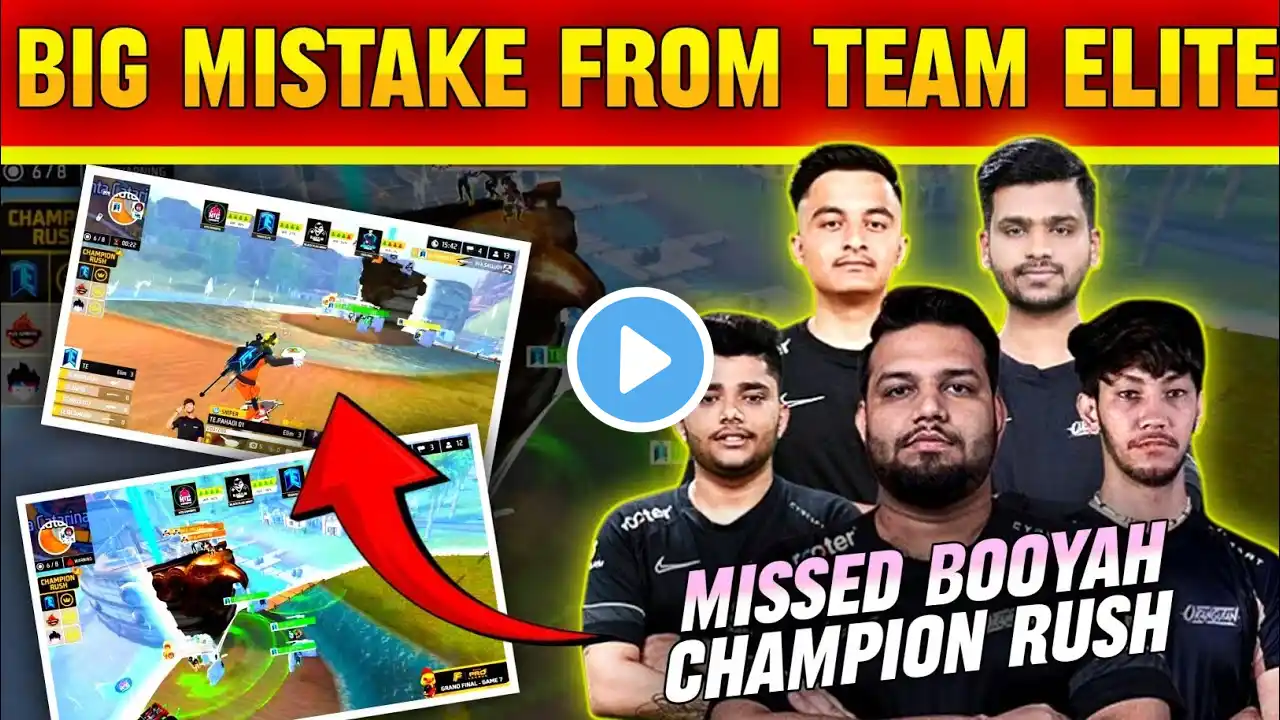 TEAM ELITE AND PAHADI DONE BIG MISTAKE IN PRO LEAGUE GRAND FINALS | TEAM ELITE THROW BOOYAH |