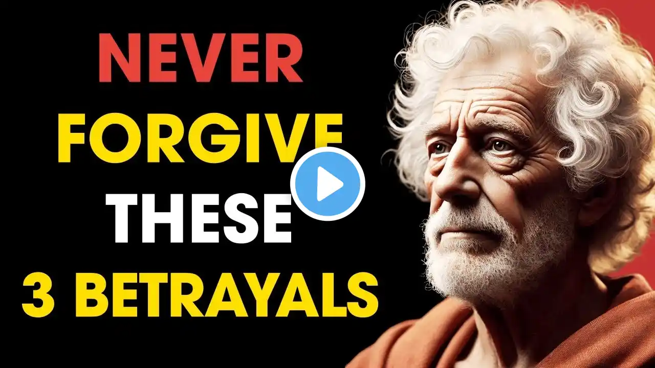 NEVER Forgive These 3 Betrayals in Relationships | Stoic Philosophy