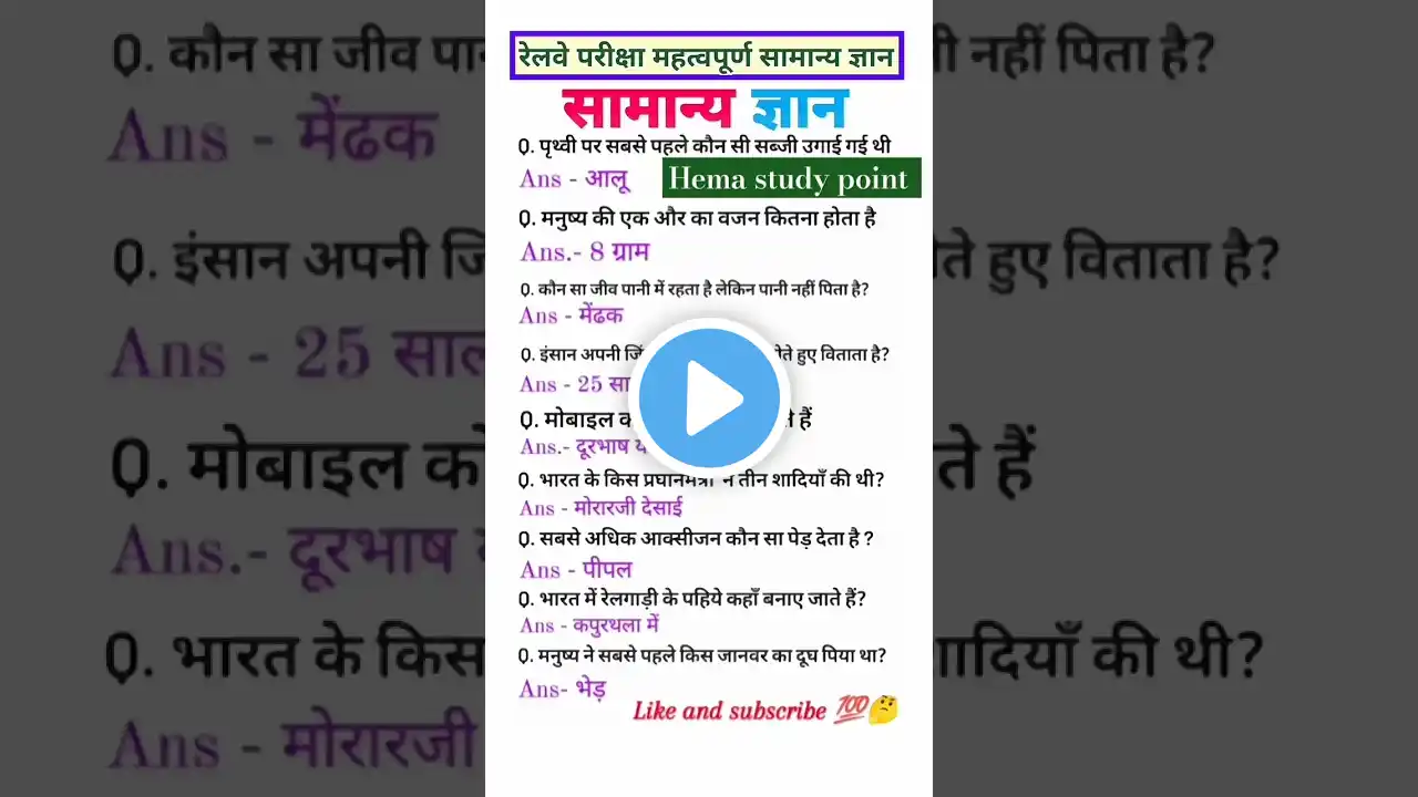 Top 20 GK Question🤔💥||GK Question✍️|| GK Question and Answer #gk #gkknowledge #gkinhindi🤓💯...